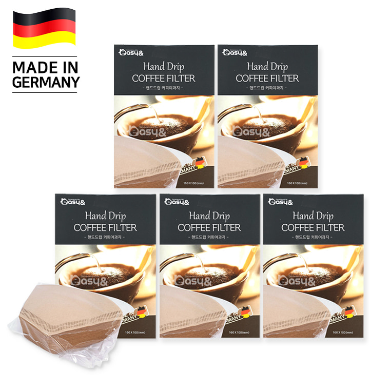 독일산 핸드드립 커피여과지 100매x5개/커피필터/드립필터/천연펄프