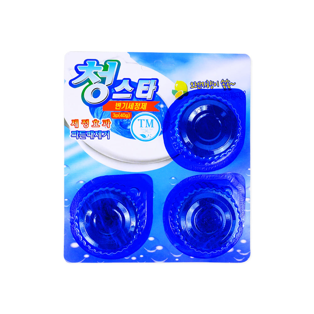청스타(40gx3p) 청크린 변기세정제 변기클리너 변기청소